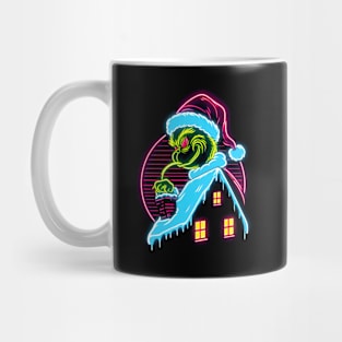 GRINCH CHRISTMAS RETRO 80'S VIBE Mug